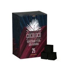 КупитьУголь для кальяна кокосовый — Cocoloco 72 шт 25мм