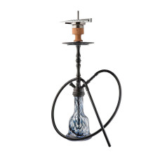 Кальян AMY Deluxe - 043 Black Black (Luxus Shisha) 75см (Полный комплект)