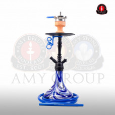 КупитьКальян AMY Deluxe - 056 PSMBK Blue (Middle Globe) 55см (Полный комплект)