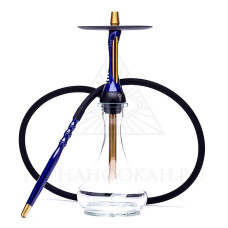 КупитьКальян Alpha Hookah - S Dark Blue 55см (Без колбы)