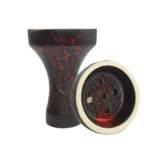 КупитьЧаша NJN Hookah - Kill Glaze Gray Red Серо-красная