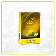 Табак Afzal 40г АКЦИЗ - Lemon with mint (Лед мята)