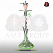 КупитьКальян AMY Deluxe - SS06 Green (Dark Steel) 70см (Полный комплект)