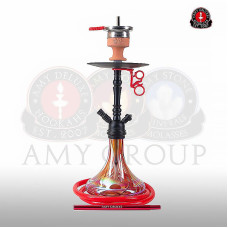 КупитьКальян AMY Deluxe - 056 PSMBK Red (Middle Globe) 55см (Полный комплект)