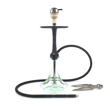 КупитьКальян Vortex Hookah - Hurricane Dark Matte 55см (Полный комплект)