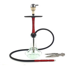 Кальян Vortex Hookah - Hurricane Dark Red 55см (Полный комплект)