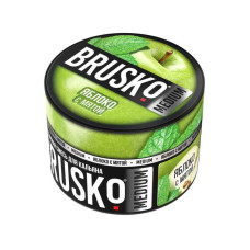 КупитьСмесь BRUSKO MEDIUM 50г - Яблоко с мятой