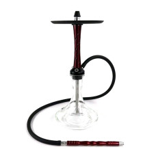 Кальян Vortex Hookah - Hurricane Dark Red 55см  (Без колбы)