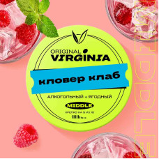 Табак Original Virginia Middle 25г - Кловер клаб (Джин, Лимон, Малина)