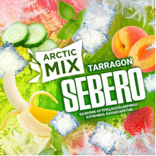 Табак Sebero 25г - Arctic Mix Tarragon (Базилик Огурец Кола Абрикос Клубника Банан Лед)