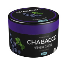 Смесь Chabacco MEDIUM 50г - Blueberry Mint (Черника с мятой)