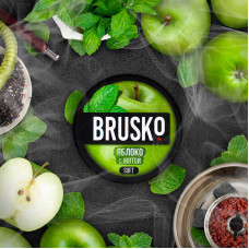 КупитьСмесь BRUSKO MEDIUM 50г - Яблоко с мятой