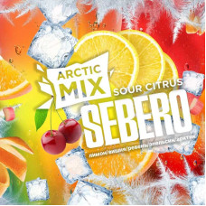 Табак Sebero Arctic Mix 25г - Sour Citrus (Лимон Вишня Ревень Апельсин Лед)