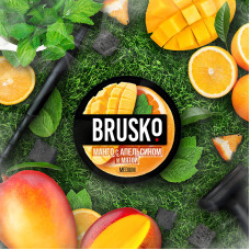 Смесь BRUSKO STRONG 50г - Манго с Апельсином и Мятой