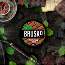 Смесь BRUSKO STRONG 50г - Шоколад с Мятой