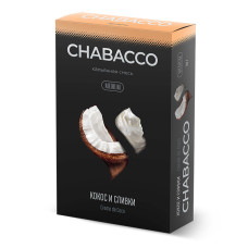 КупитьСмесь Chabacco MEDIUM 50г - Creme De Coco (Кокос и сливки)