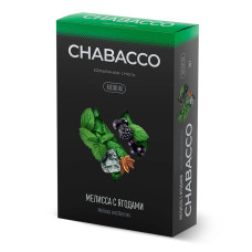 Смесь Chabacco MEDIUM 50г - Melissa and Berries (Мелисса с ягодами)