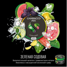 Смесь Chabacco Mix Medium 50г - Green Soda (Зеленая Содовая)