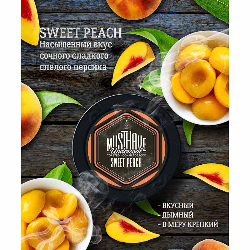 Табак Must Have 25г - Sweet Peach (Персик)