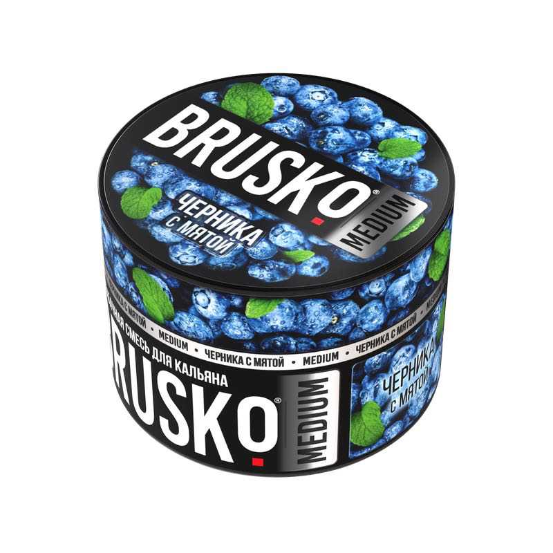 Смесь BRUSKO MEDIUM 50г - Черника с мятой