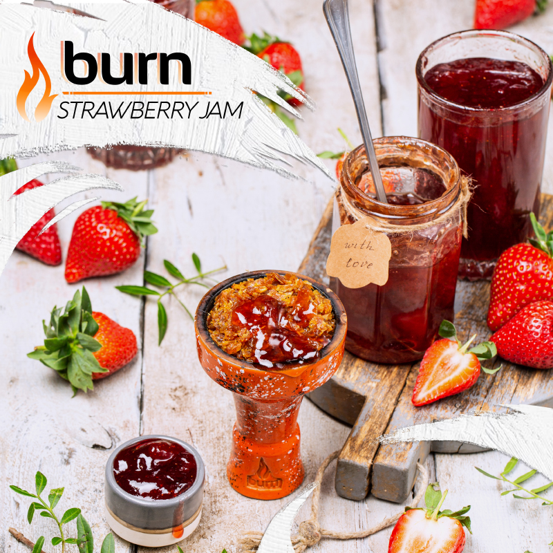 Табак Burn 100г - Strawberry Jam (Клубничное варенье)