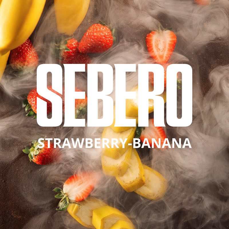 Табак Sebero 100г - Banana Strawberry (Банан Клубника)