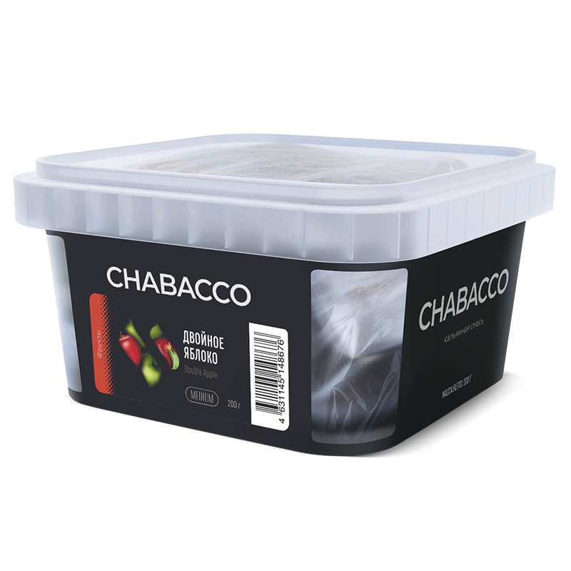 Смесь Chabacco MEDIUM 200г -  Double Apple (Двойное Яблоко)